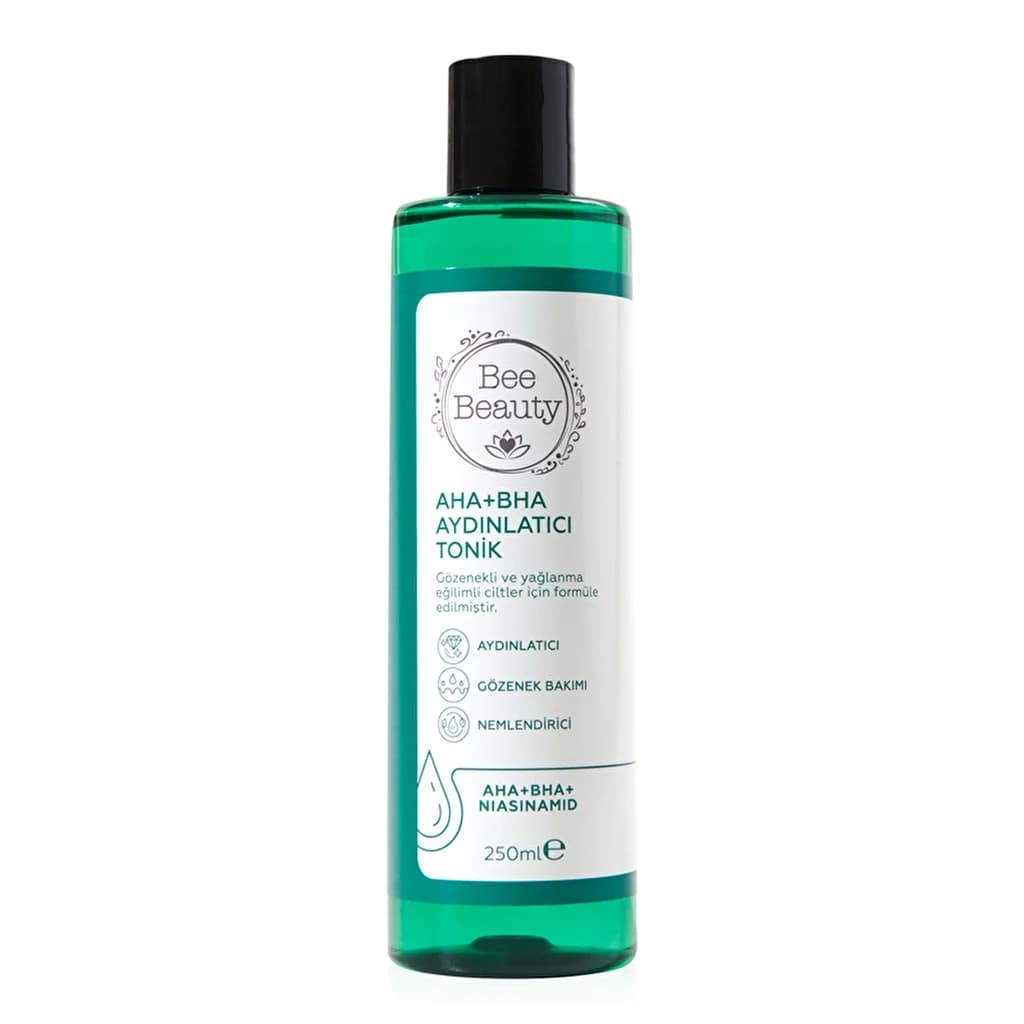 Bee Beauty AHA + BHA Aufhellendes Gesichtswasser mit Niacinamid 250ml