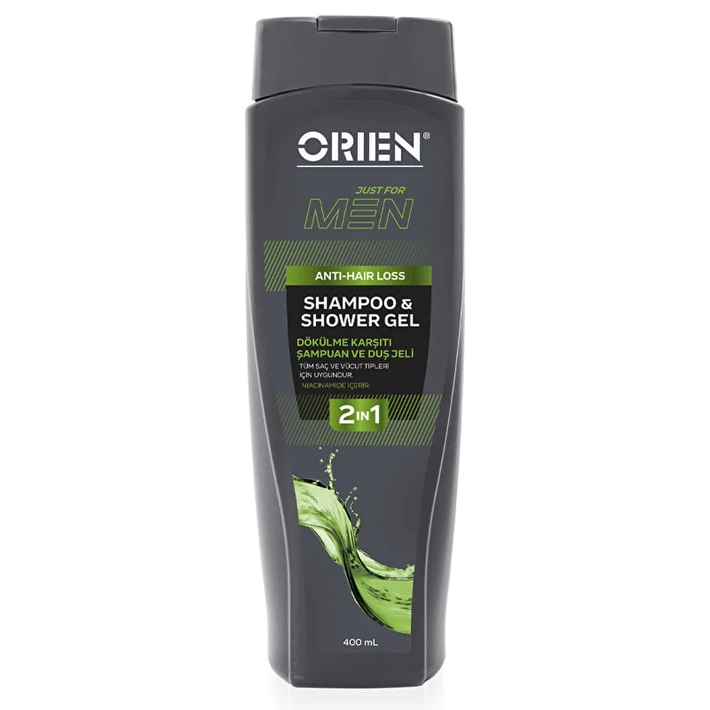 Orien Men 2-in-1 Anti-Haarausfall Shampoo &amp; Duschgel 400ml