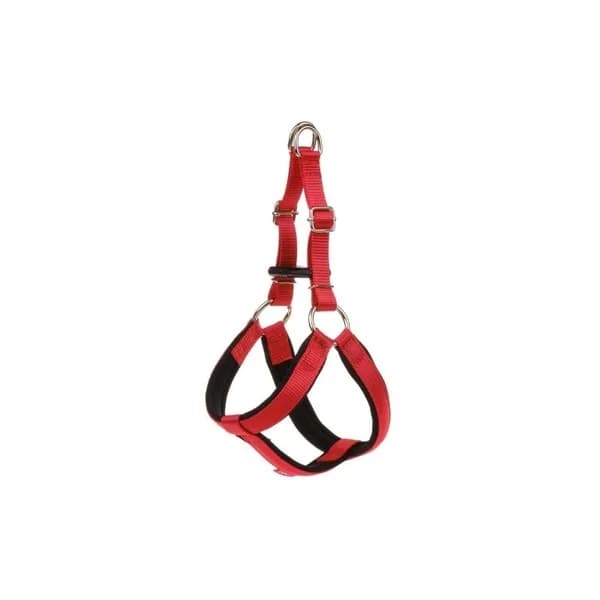 Doca Soft Texturiertes Rotes Gewebtes Brustgeschirr S DP35