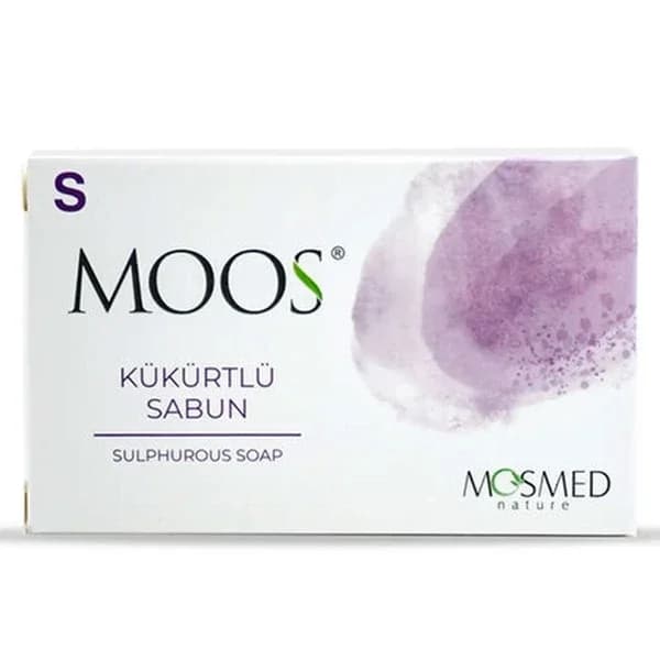 Moos Schwefelseife 100g - Aknebehandlung, Hautreinigungsseife
