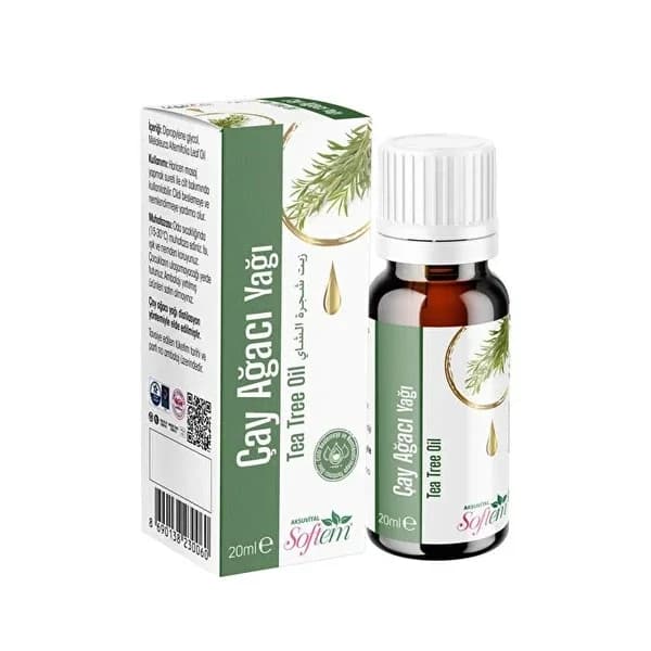 Teebaumöl 20ml von Softem – Natürliche Aknebehandlung &amp; Nagelpflege