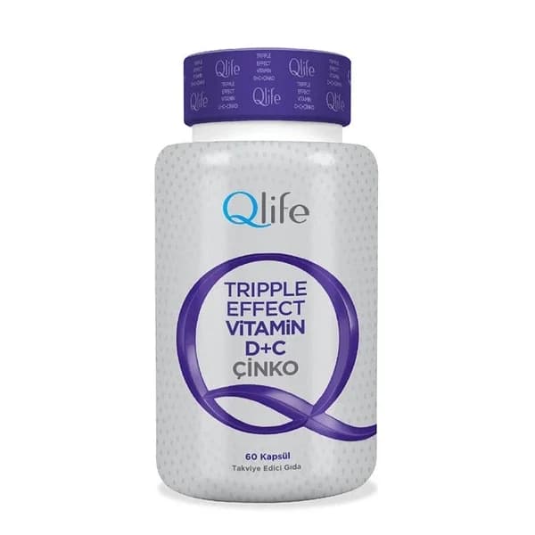 Qlife Triple Effect Nahrungsergänzung - 60 Kapseln