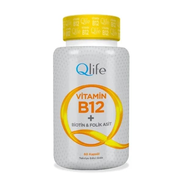 Qlife Vitamin B12 Supplement - 60 Kapseln