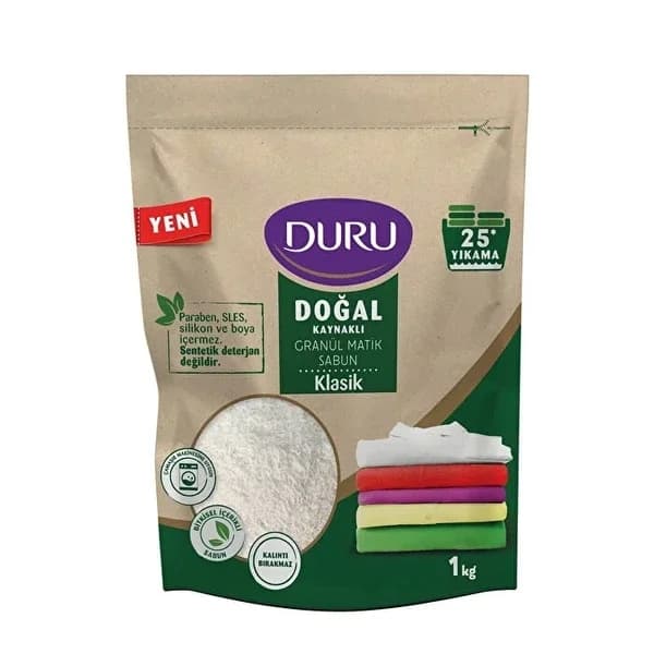 Duru Granule Matic 1000g - Natürliche, Rückstandsfreie Waschseife