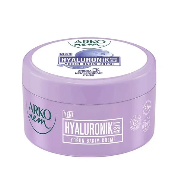 Arko Nem Vegane Hyaluronsäure Feuchtigkeitscreme 250ml