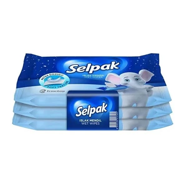 Selpak Feuchttücher mit Baumwolle