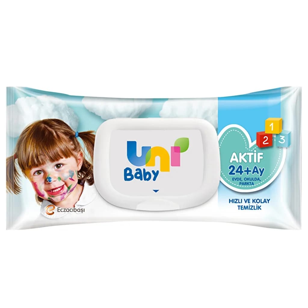 Uni Baby Active Feuchttücher 72 Stück