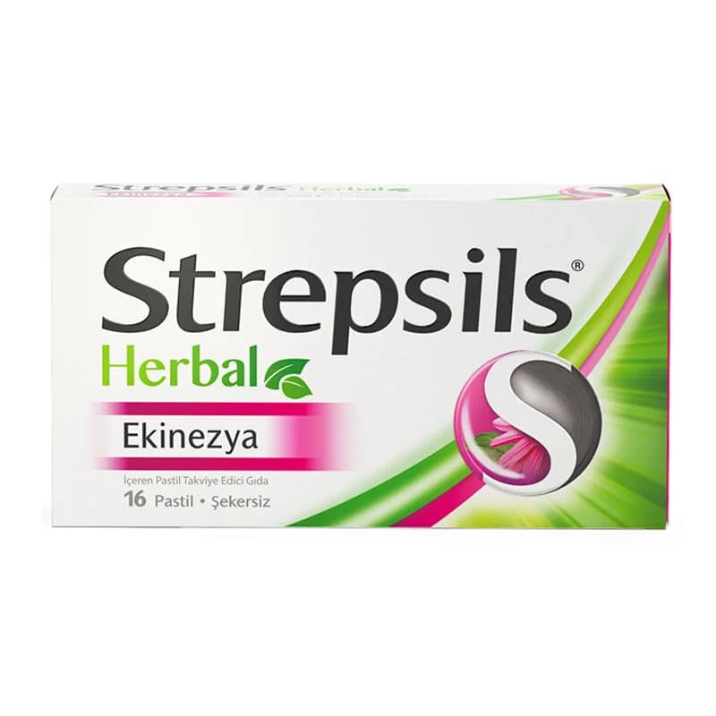 Strepsils Echinacea Kräuterpastillen - Immunsupport 16 Stück