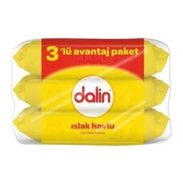 Dalin 3-teiliges feuchtes Baumwolltuch - Erfrischende & Bequeme Reinigung