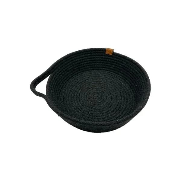 Luna Cucina Schwarzer Jute-Organizer 21cm