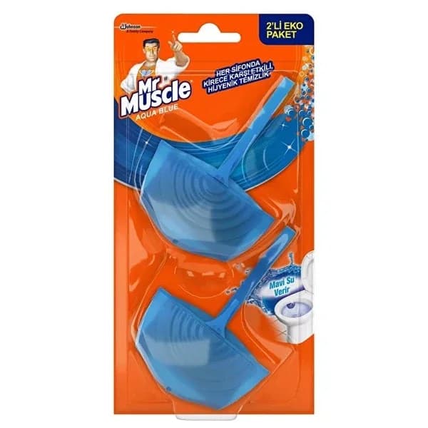 Mr. Muscle Aqua Blue WC-Reiniger 2er-Pack