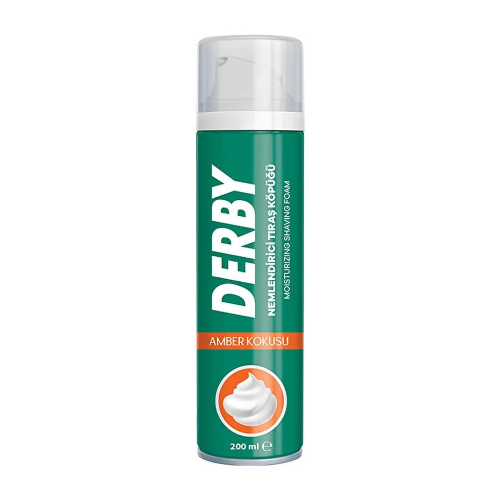 Derby Feuchtigkeitsspendender Rasierschaum - Amber Duft, 200ml