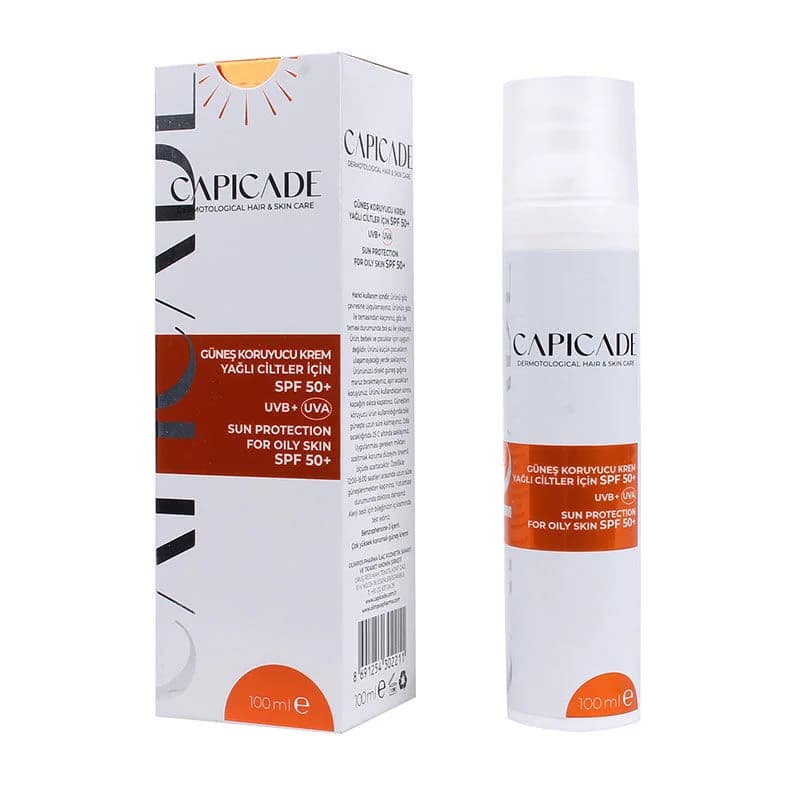 Capicade Sonnencreme SPF50+ für fettige Haut - 100 ml
