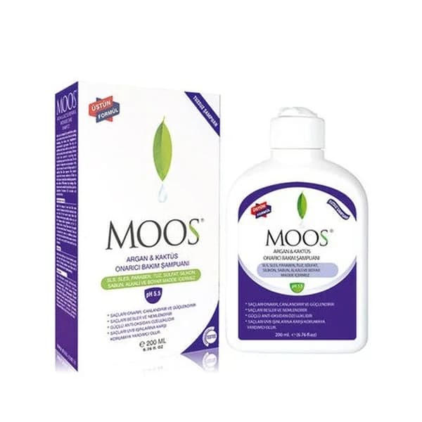 Moos Argan- und Kaktus-Reparatur-Shampoo 200ml