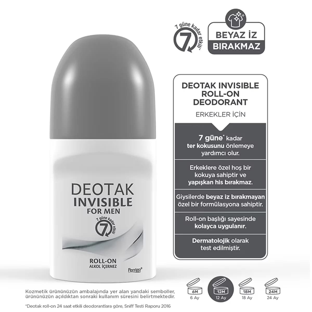Deotak Unsichtbarer Roll-On Deodorant für Männer - 35 ml