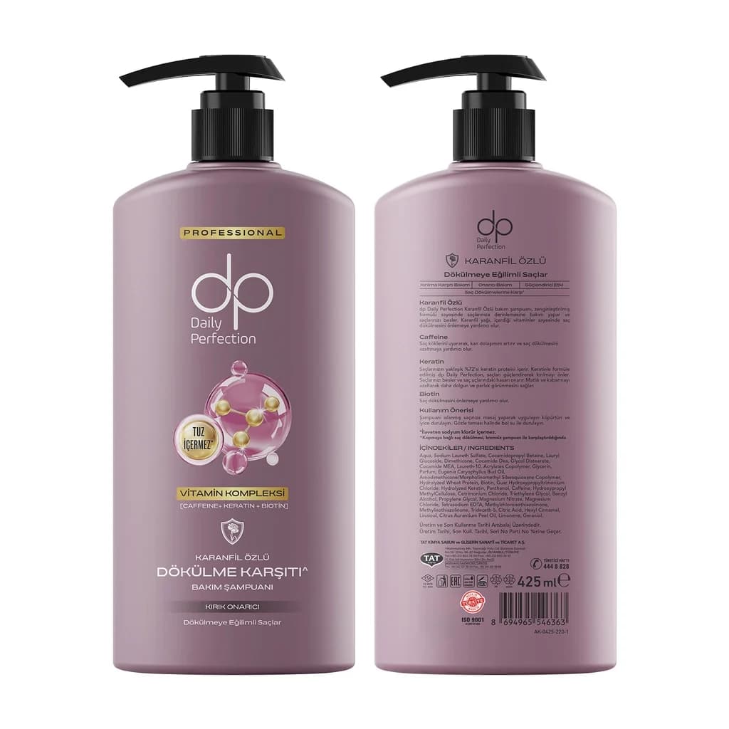 Dp Daily Perfection salzfreies Nelken-Shampoo 425ml