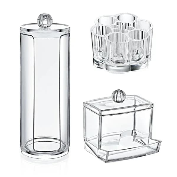 Bee Home 3-teiliges Kristall-Make-up-Organizer-Set