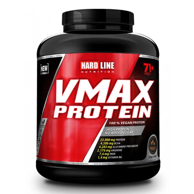 Hardline Vmax Kräuterproteinpulver - Schokolade 2000g