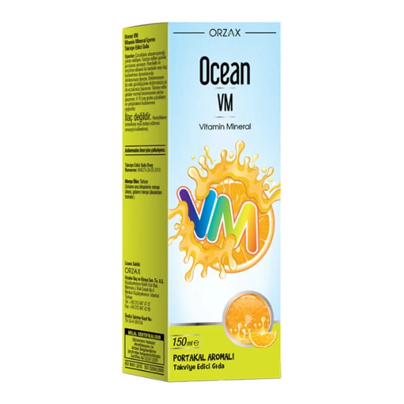 Orzax Ocean VM Vitamin- und Mineralstoffpräparat - Orange 150ml
