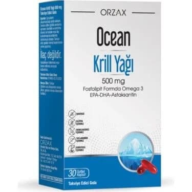 Orzax Ocean Krill Öl 700 mg - 30 Kapseln zur Unterstützung der Gesundheit