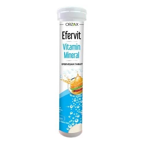Orzax Efervit Vitamin-Mineral-Tabletten - Täglicher Gesundheitsbooster