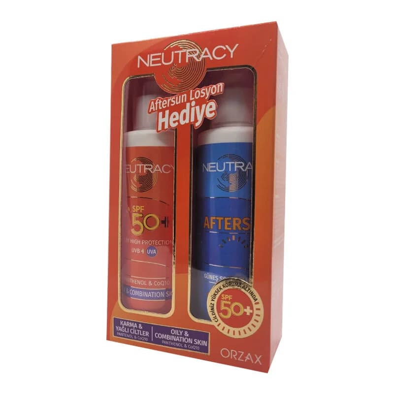 Neutracy Sonnencreme SPF50+ für fettige Haut + After Sun Geschenk 70ml