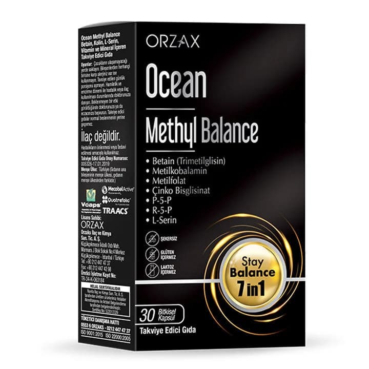 Orzax Ocean Methyl Balance - 30 Kapseln
