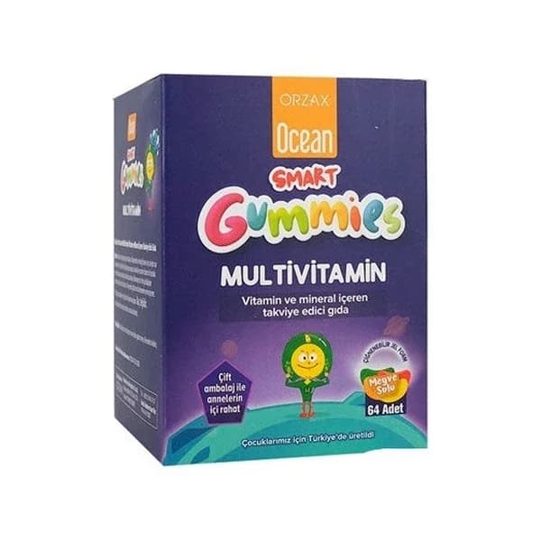 Orzax Ocean Smart Gummis Multivitamin Fruchtgel 64 Stück