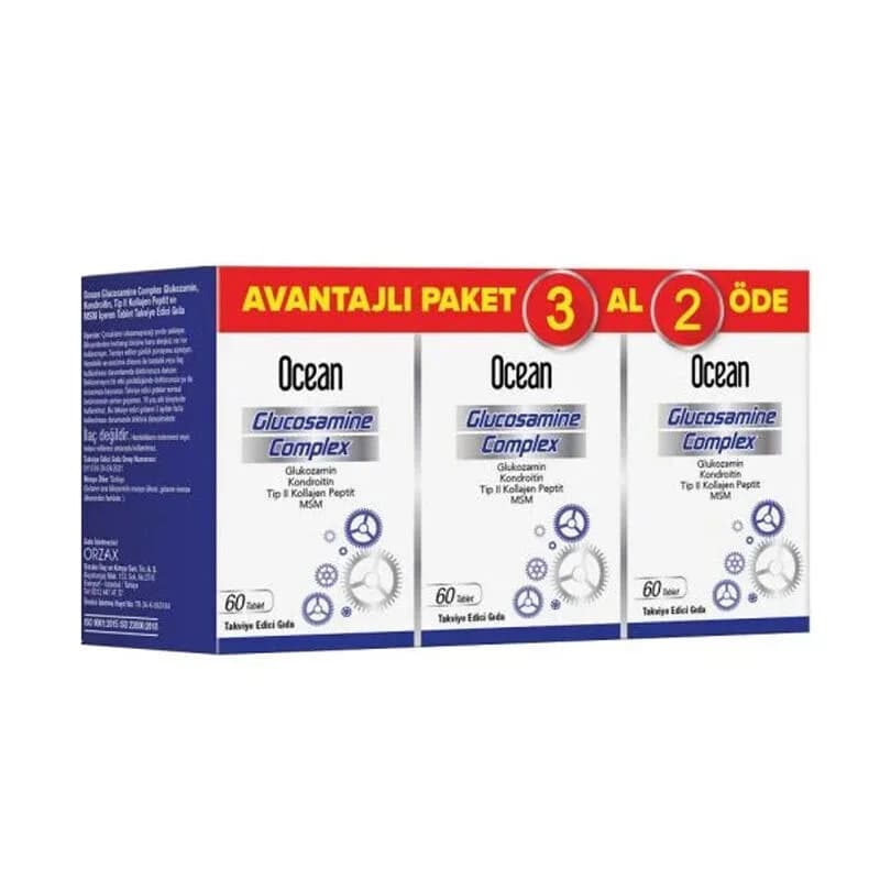 Orzax Ocean Glucosamin-Komplex: 2 Kaufen, 1 Gratis Pack