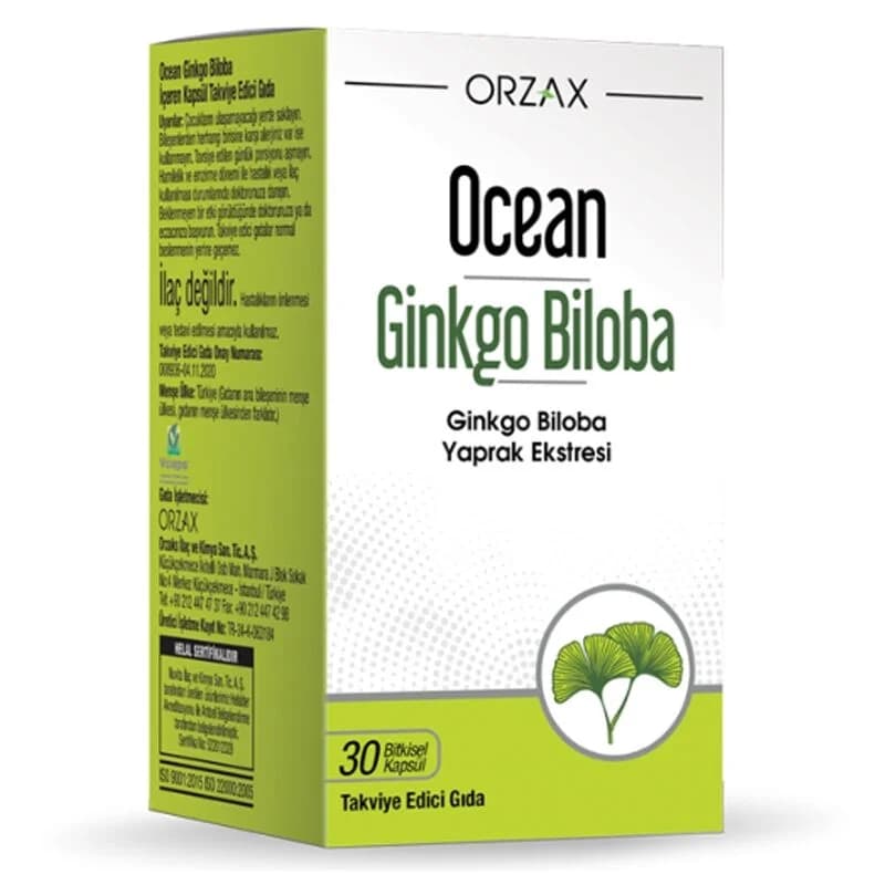 Orzax Ocean Ginkgo Biloba Kapseln