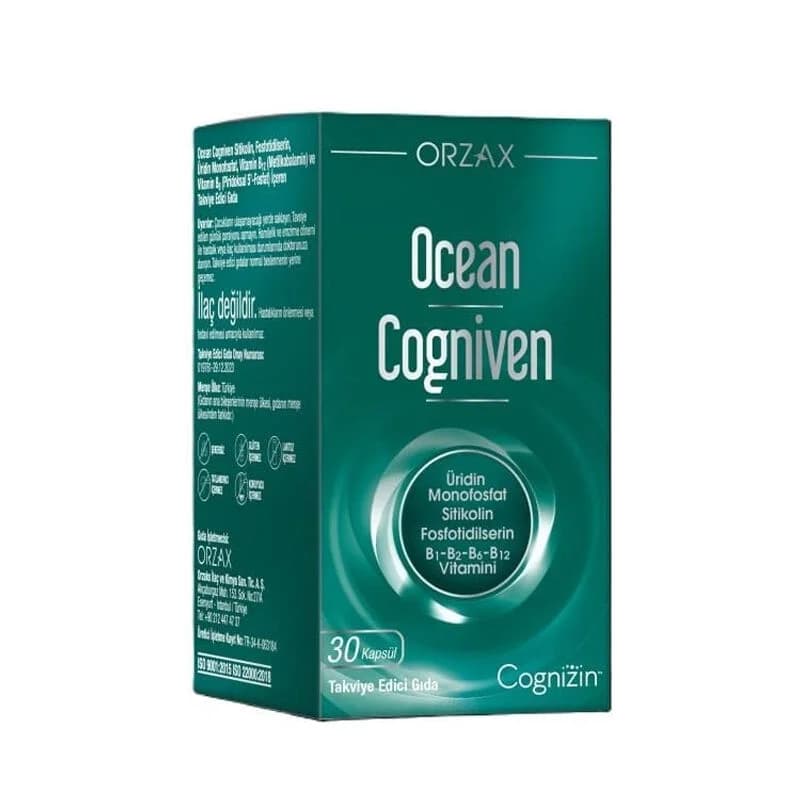 Orzax Ocean Cogniven: Gehirngesundheitspräparat, 30 Kapseln