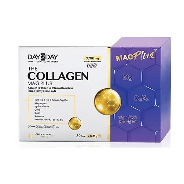 Day2Day Kollagen Mag Plus Nahrungsergänzung - 30 Sachets