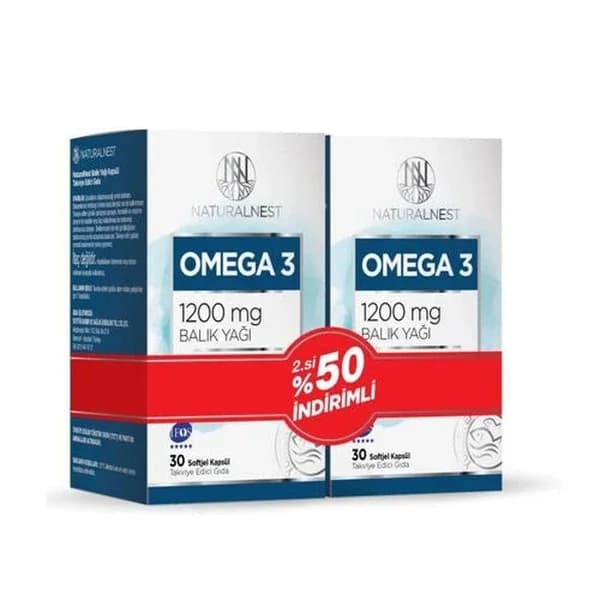 Naturalnest Omega 3 Fischöl 1200mg