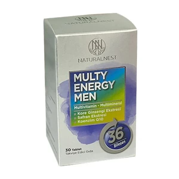 Naturalnest Multi Energy Männer Ergänzung - 30 Tabletten