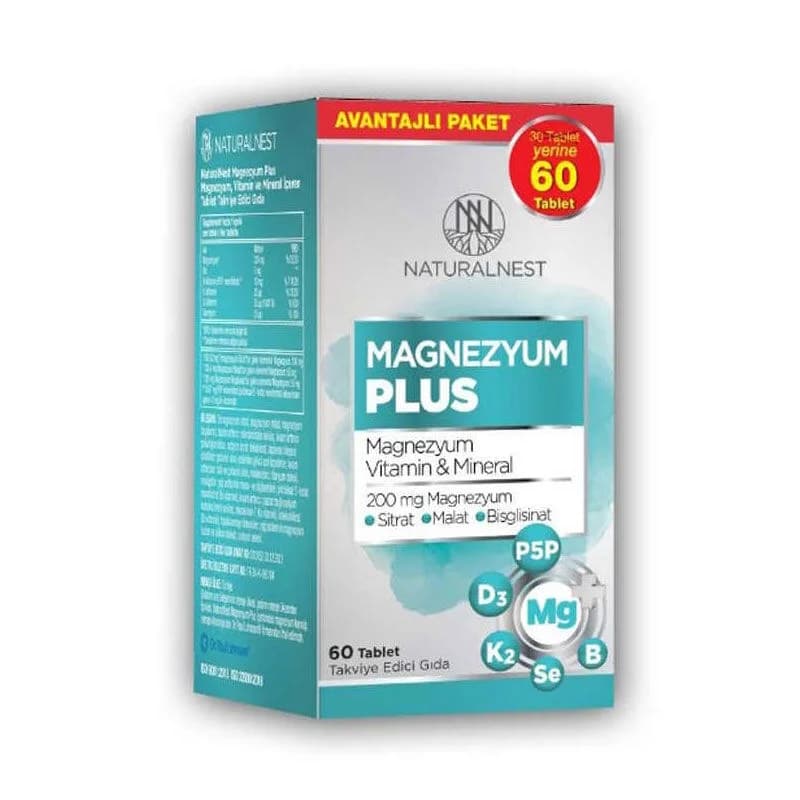 Naturalnest Magnesium Plus 60 Tabletten
