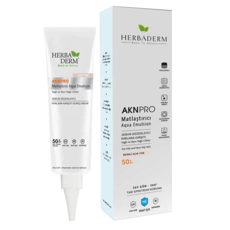 Herbaderm AKN Pro mattierende Emulsion SPF 50
