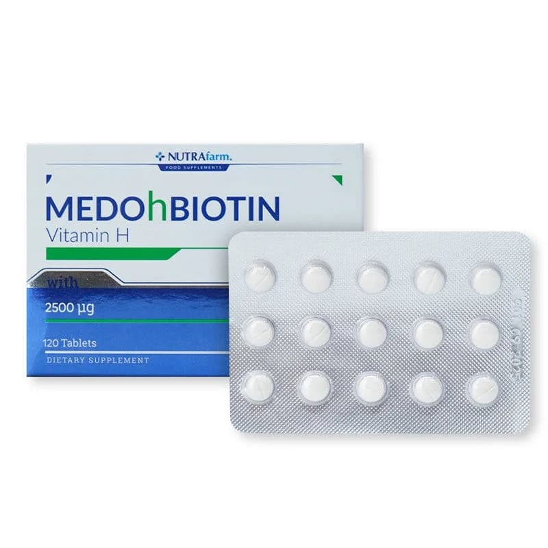 Dermoskin Medohbiotin 2,5mg Biotin Tabletten für Haare und Haut
