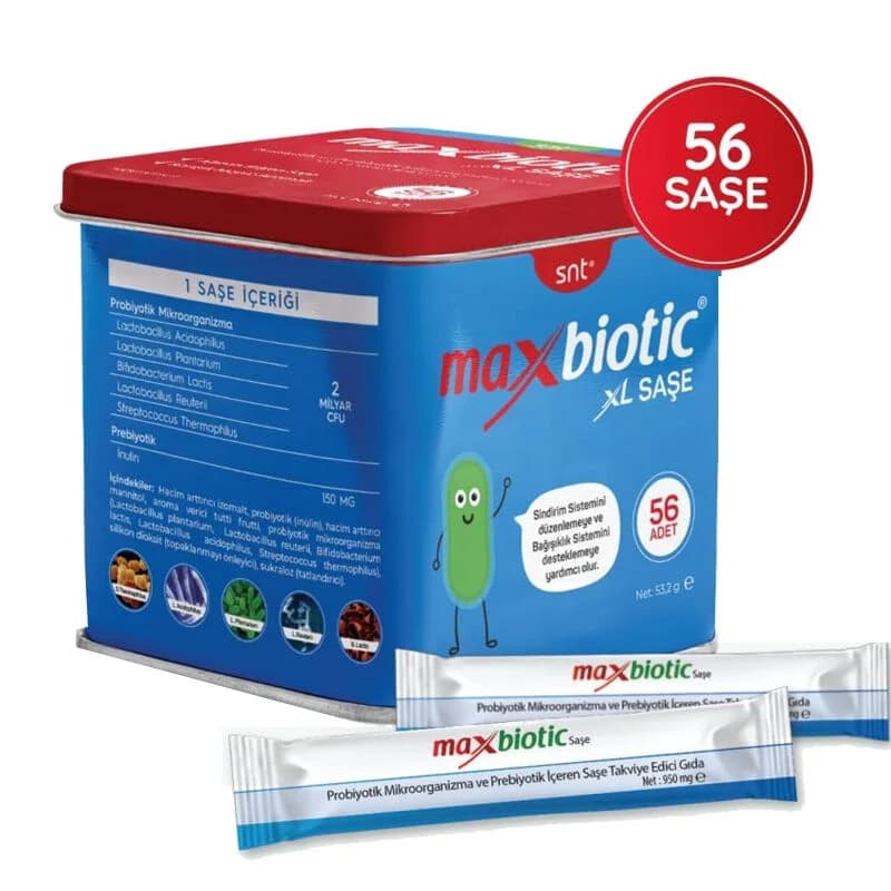 MaxBiotic XL - Immun- und Verdauungsgesundheitspräparat, 56 Sachets