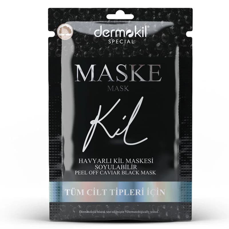 Dermokil Kaviar Schwarze Ton Peel-Off Maske 15 ml