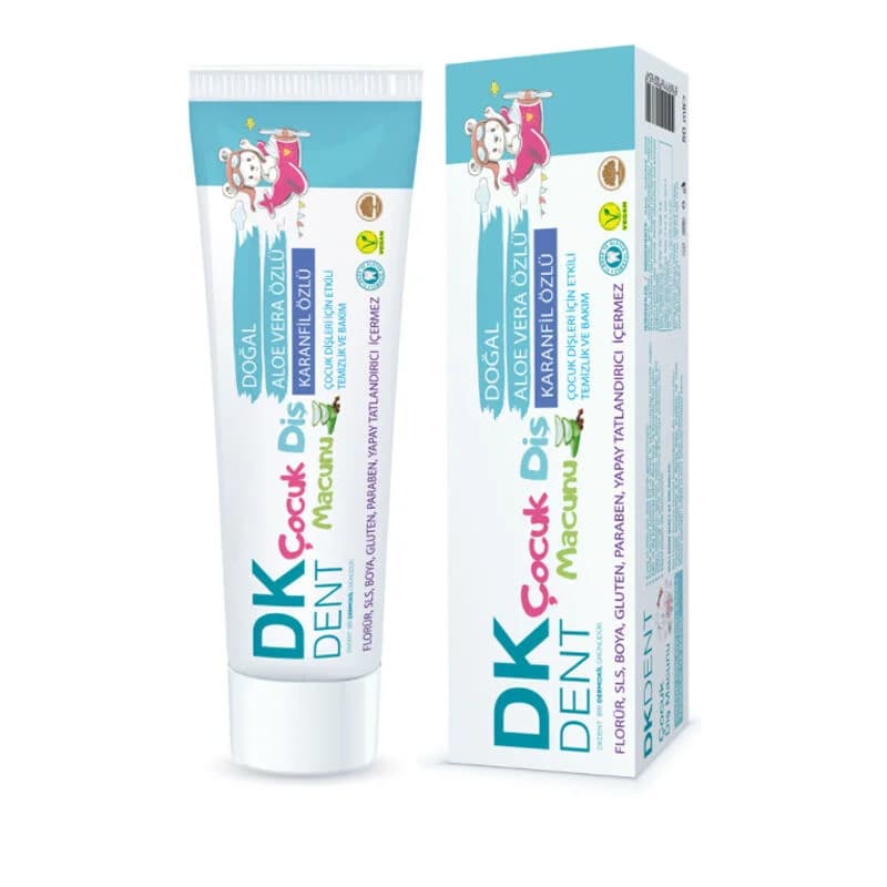 Dermokil Kinderzahnpasta mit Nelke &amp; Erdbeere, 50ml