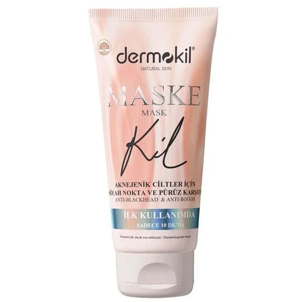 Dermokil Natürliche Hautmaske für fettige Haut und Mitesser, 75ml