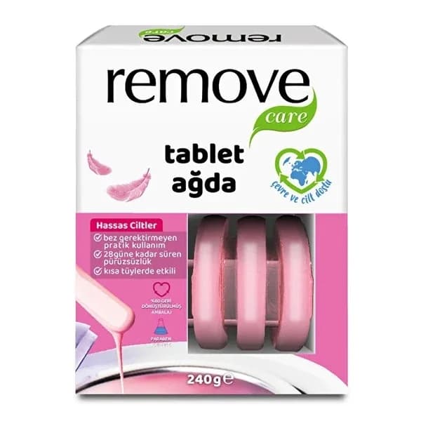 Remove Care Wachstabletten für empfindliche Haut - 240g