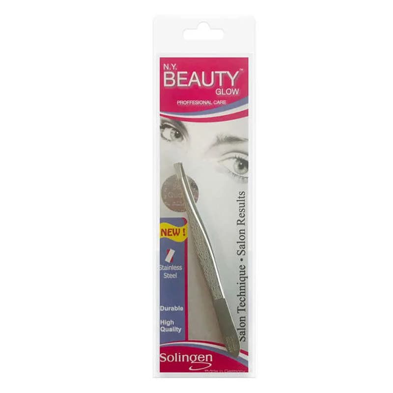 NY Beauty Präzisionspinzette 002 - Perfekt für das Formen von Augenbrauen