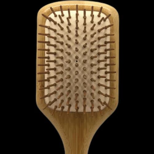 Glide'n Style Eco Bambus Paddle Brush für glattes Haarpflege