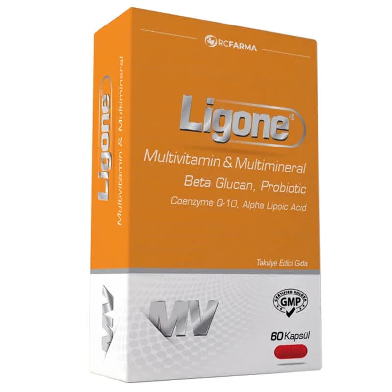 Ligone Beta-Glucan Multivitamin-Kapseln - Immununterstützung 60 Stück