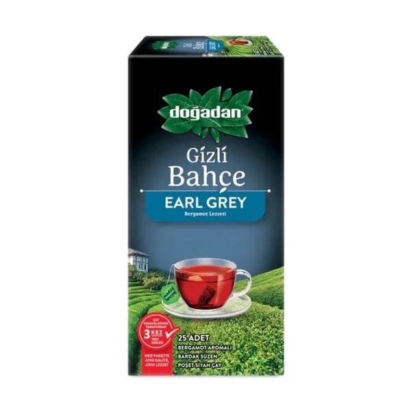 Doğadan Earl Grey Teebeutel - 25 Stück