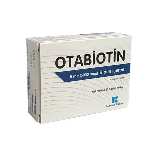 Otabiotin 5 mg Biotin Tabletten für gesundes Haar, Haut & Nägel