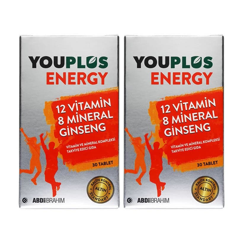 Youplus Energie Vitamin- und Mineralstoffkomplex - 60 Tabletten