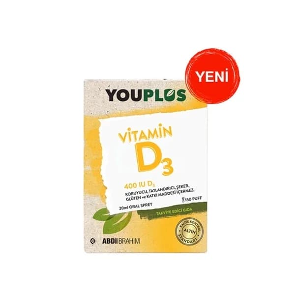 Youplus Vitamin D3 Tropfen 400 IE - 20 ml
