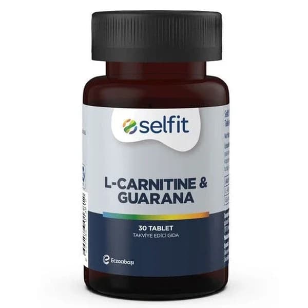 Selfit L-Carnitin Guarana Tabletten für Energie & Gewichtsverlust